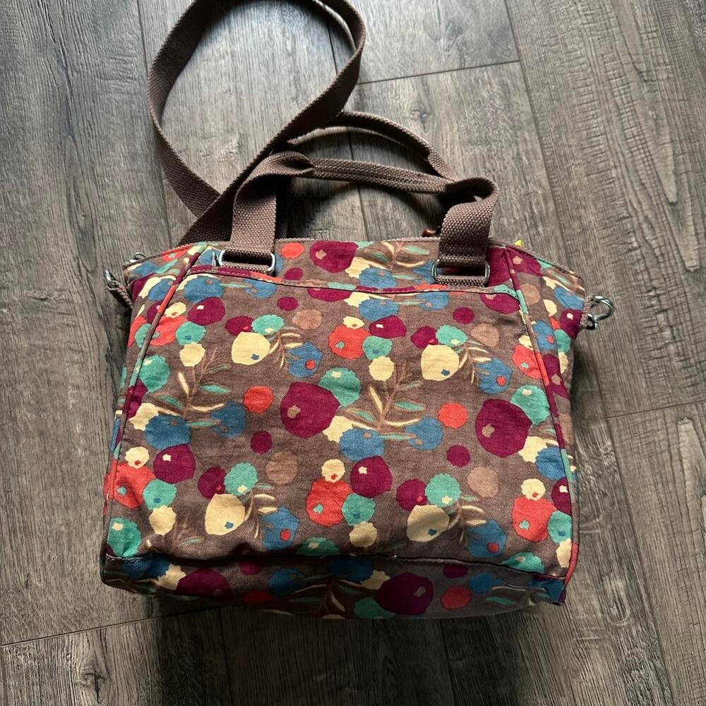 Awesome Japanese Floral Kipling Cross Body Shoulder Bag - Picture 5 of 8